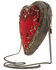 Mary Frances Women's Kind Hearted Beaded Crossbody Bag, Red, hi-res