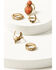 Image #1 - Shyanne Women's Golden Hour 5-Piece Mixed Ring Set, Gold, hi-res
