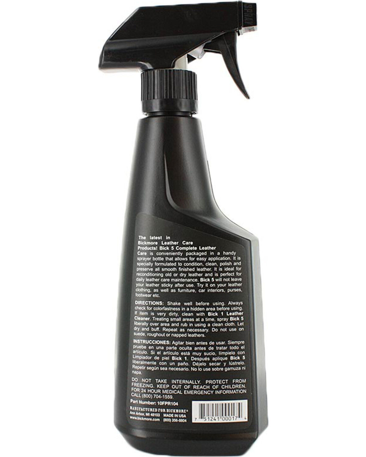Image #2 - Bickmore Bick 5 Complete Leather Care Spray Bottle, No Color, hi-res