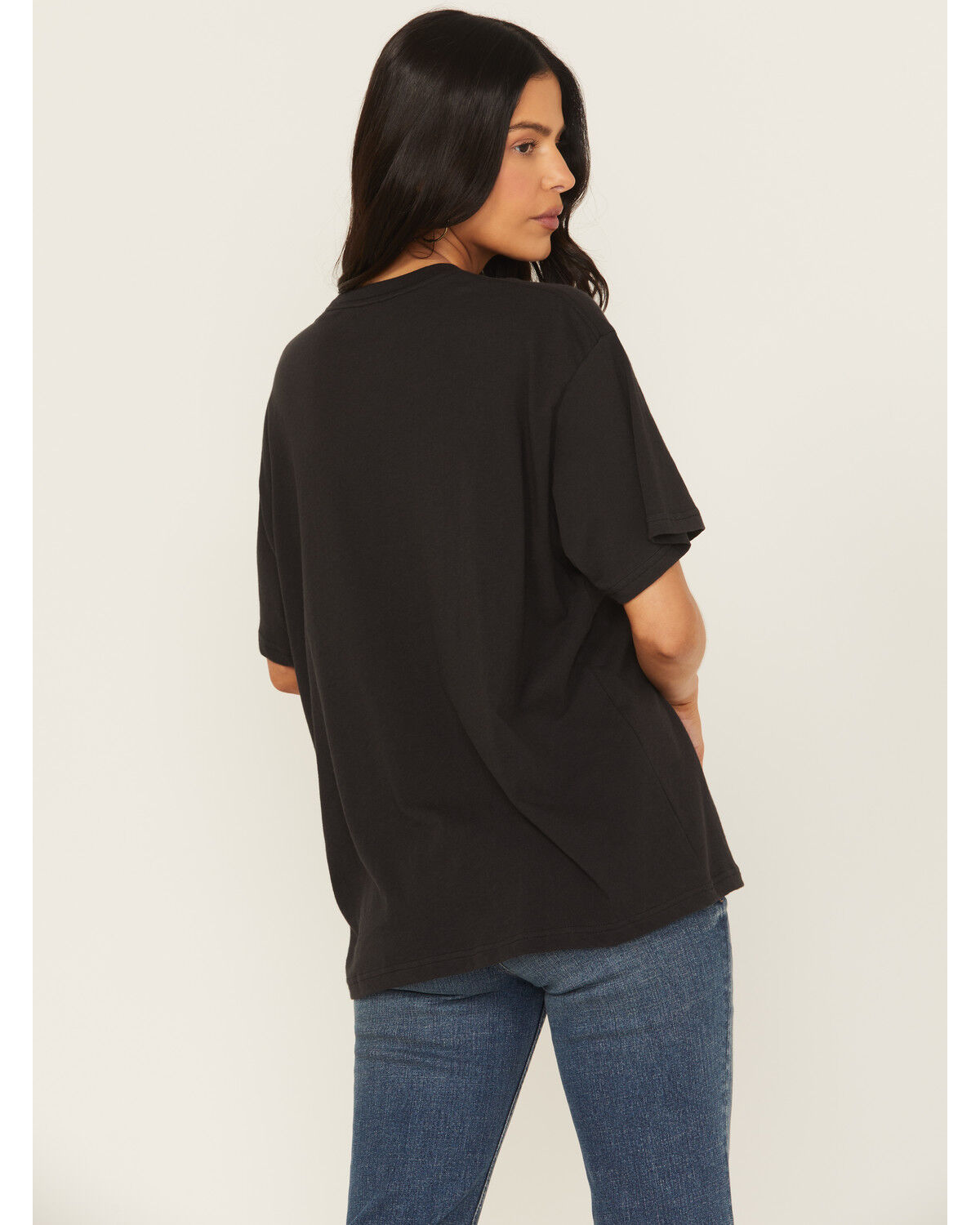 Image #4 - Wrangler X Lainey Wilson Women's Studded Girlfriend Short Sleeve Graphic Tee, Black, hi-res