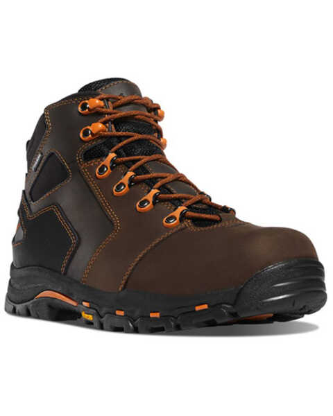 Danner Men's Vicious 4.5" Work Boots - Composite Toe, Brown, hi-res