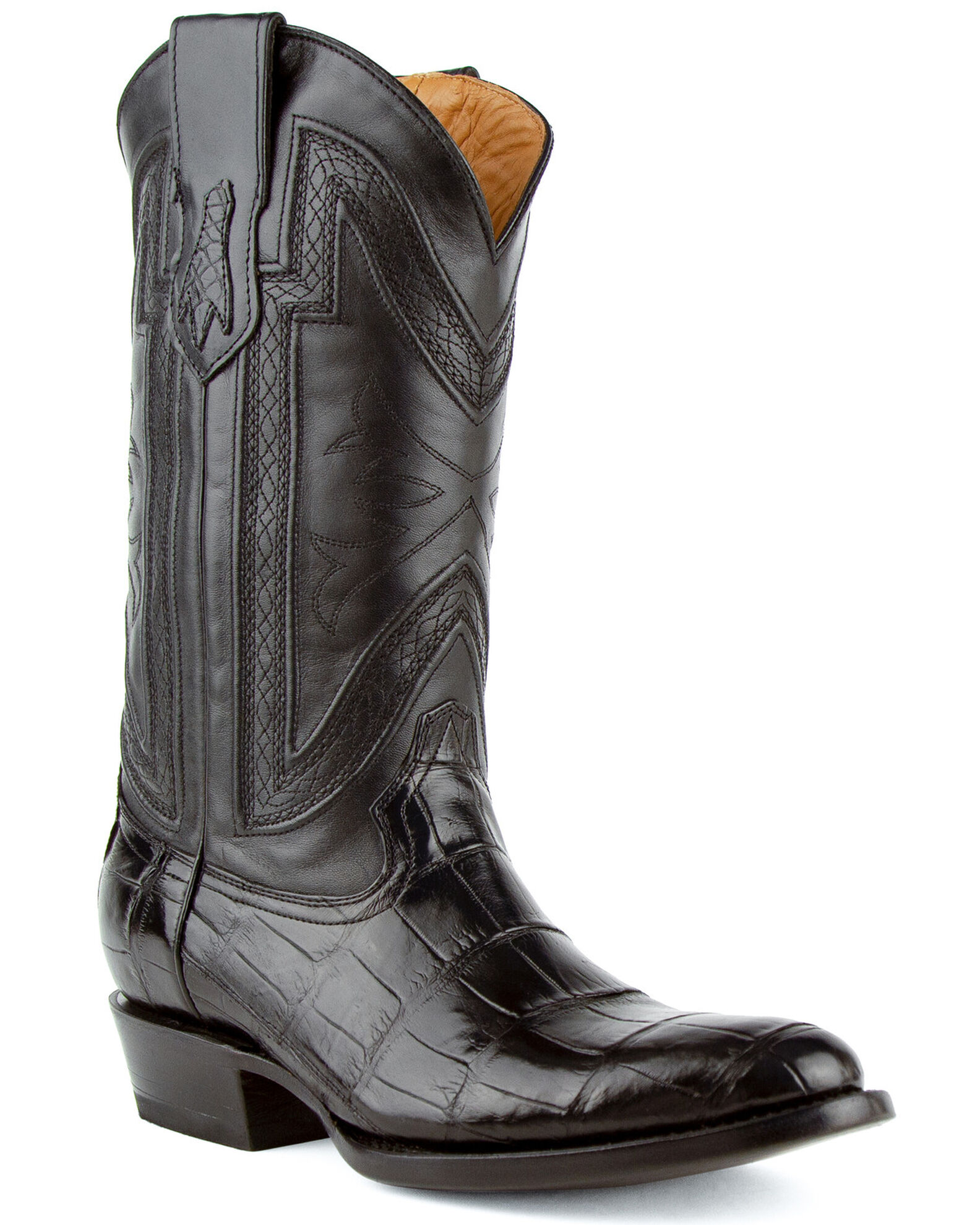 Ferrini Men s Alligator Belly Exotic Western Boots Medium Toe
