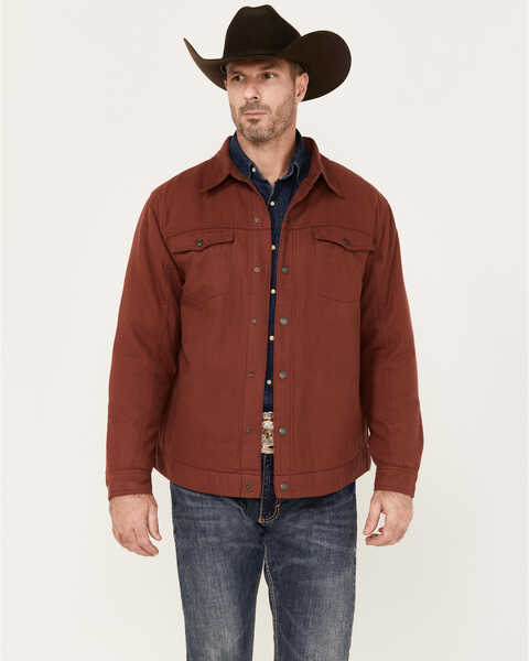 Image #1 - Justin Men's Umber Jackson Shirt Jacket, Rust Copper, hi-res