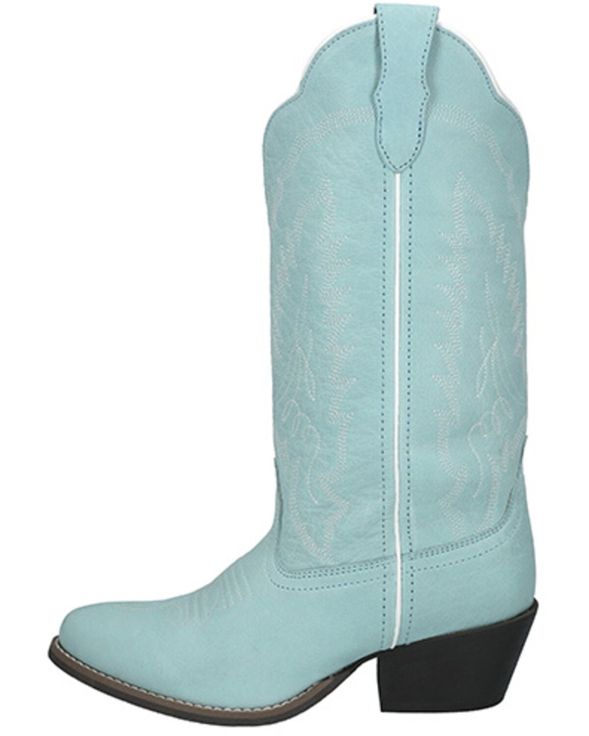 Image #3 - Smoky Mountain Women's Calloway Western Boots - Round Toe, Light Blue, hi-res