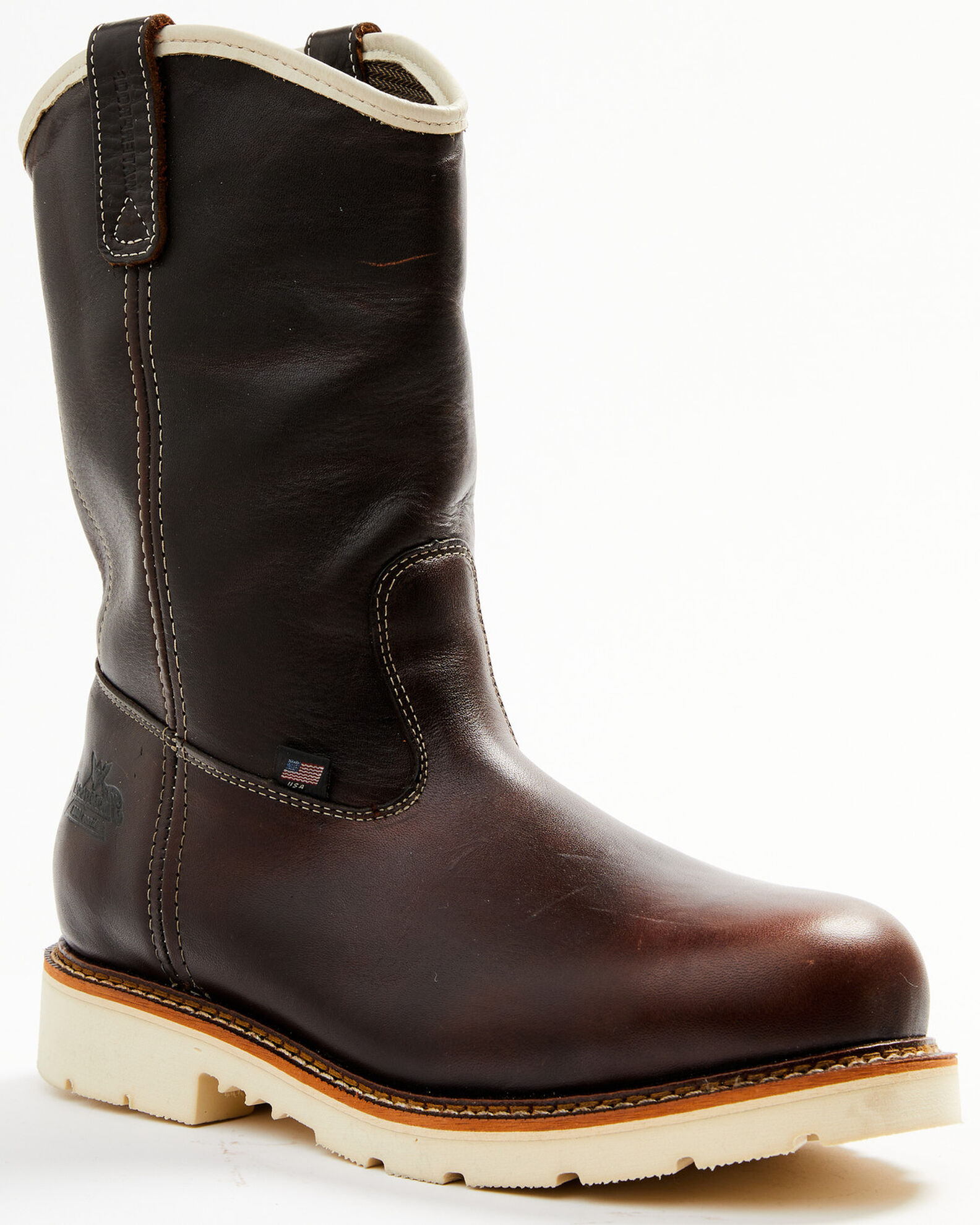 Thorogood Men s Boot Barn Exclusive Made in the USA Waterproof Welly Wellington Work Boots Steel Toe Sheplers