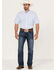 Resistol Men's Bell Solid Short Sleeve Button Down Western Shirt , Light Blue, hi-res