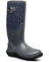 Image #1 - Bogs Women's Mesa Joyful Jungle Rain Boots - Round Toe, Dark Grey, hi-res