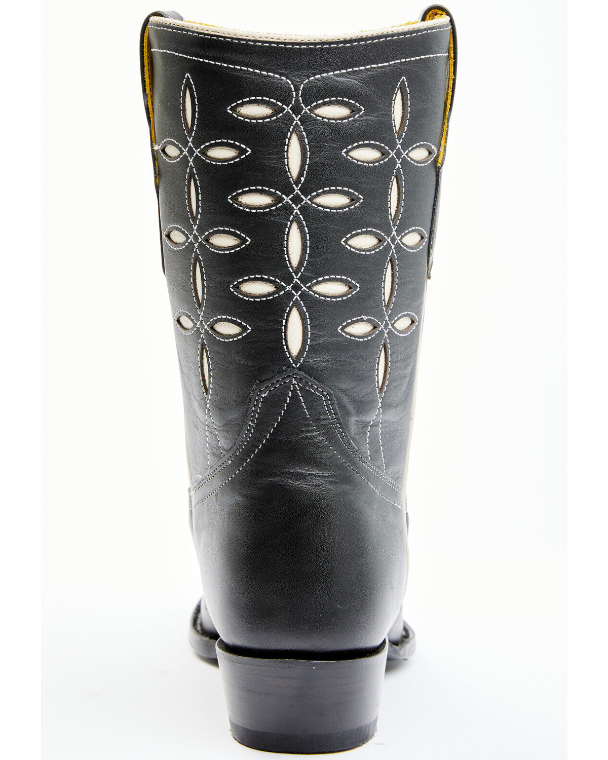 Image #5 - Planet Cowboy Women's Pee-Wee Pair-A-Dice Leather Western Boot - Snip Toe, Black, hi-res