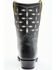 Image #5 - Planet Cowboy Women's Pee-Wee Pair-A-Dice Leather Western Boot - Snip Toe, Black, hi-res