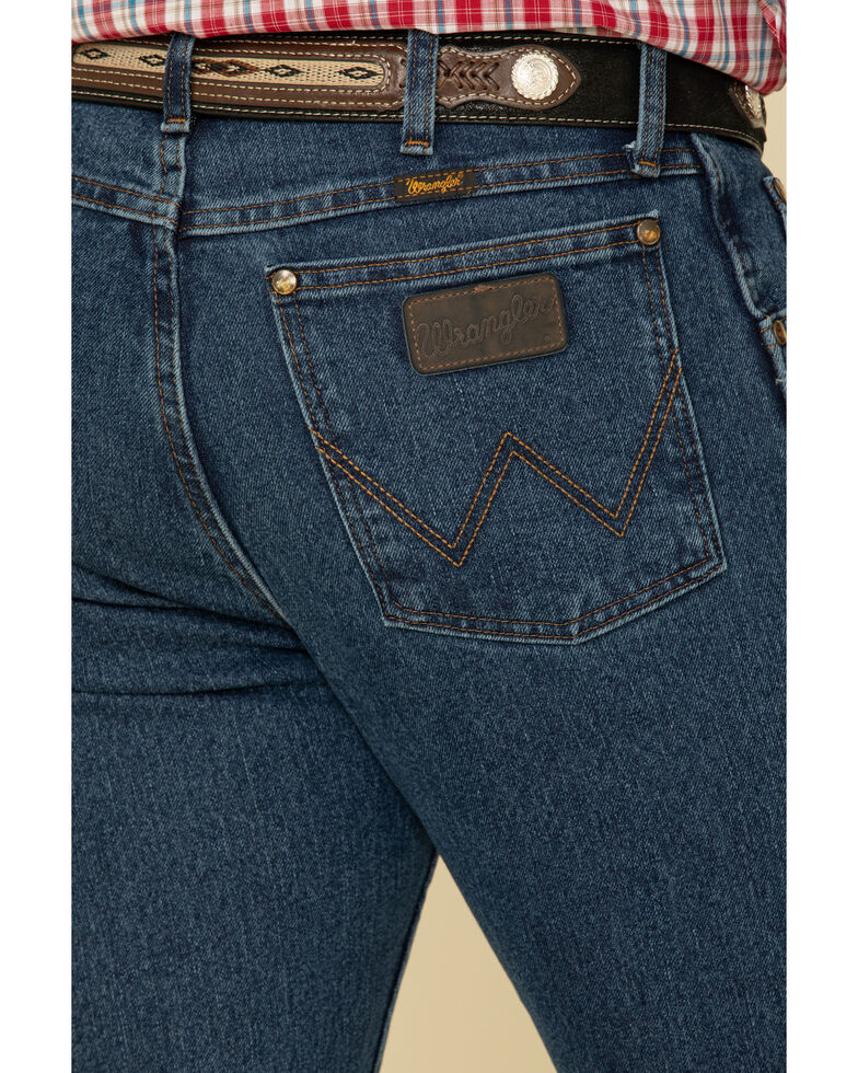 Wrangler Men S Premium Performance Advanced Comfort Mid Stone Jeans Sheplers