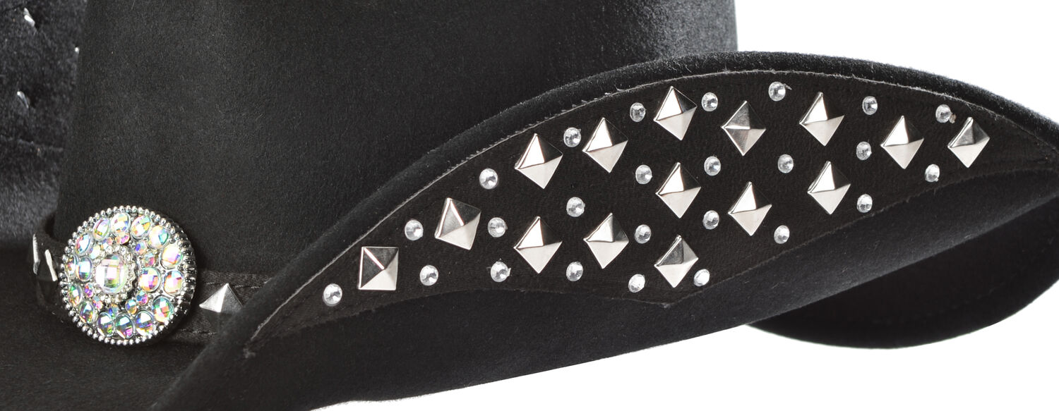 Image #4 - Bullhide Let's Get Loud Wool Cowgirl Hat, Black, hi-res