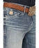 Cinch Men's Ian Light Stonewash Slim Bootcut Performance Stretch Jeans, Light Wash, hi-res