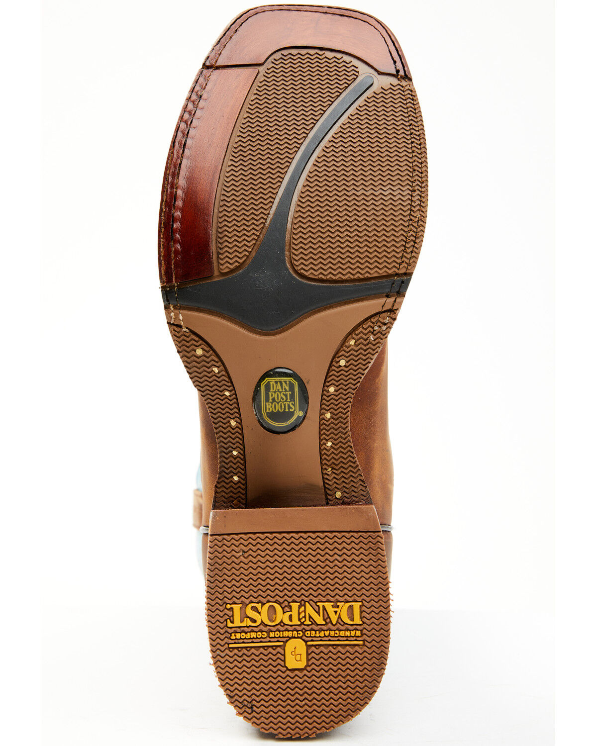 Image #7 - Dan Post Men's Performance Western Boots - Broad Square Toe, Blue, hi-res