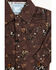Image #2 - Cowboy Hardware Infant Boys' Bronc Print Long Sleeve Snap Onesie, Dark Brown, hi-res