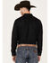 Moonshine Spirit Doe Skin Long Sleeve Snap Western Shirt, Black, hi-res