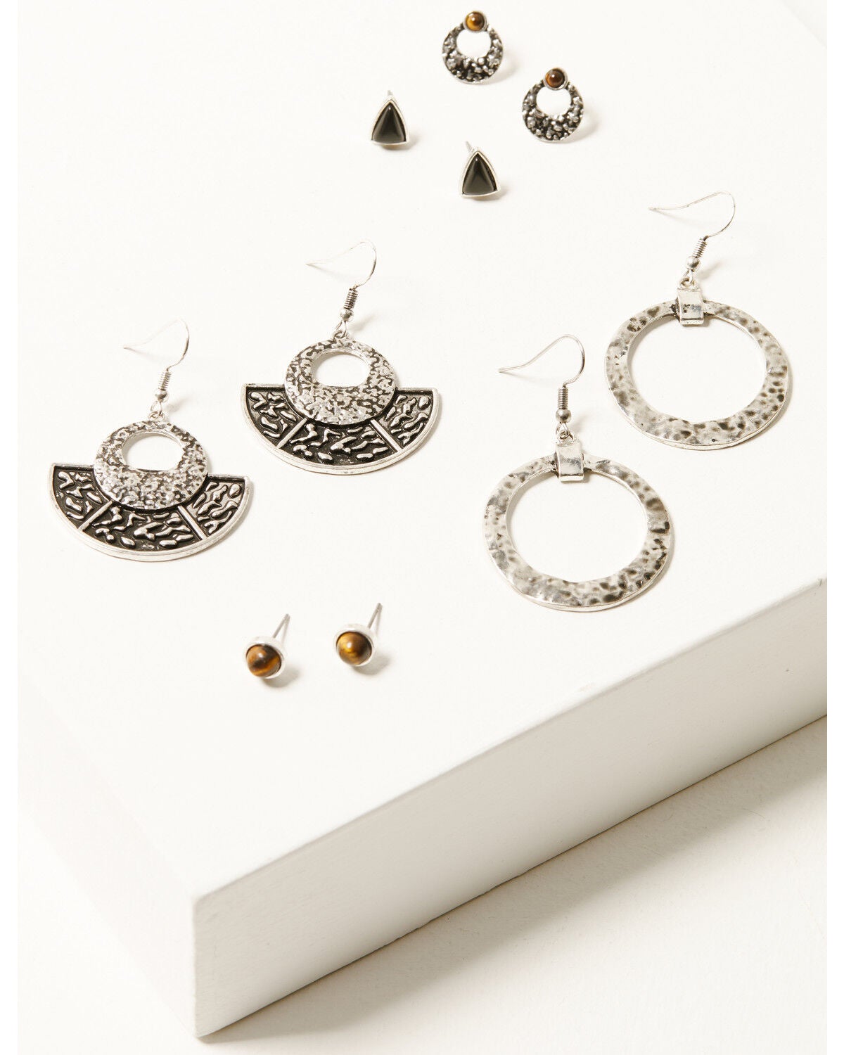Image #1 - Shyanne Women's Mystic Valley Earring Set - 5 Piece, Silver, hi-res