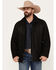Image #1 - Scully Men's Suede Double Collar Jacket, Black, hi-res