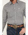 Panhandle Men's Select Medallion Print Long Sleeve Snap Western Shirt - Big, Black, hi-res
