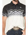 Image #3 - Rock & Roll Denim Men's Southwestern Border Print Button-Down Stretch Polo, Black, hi-res