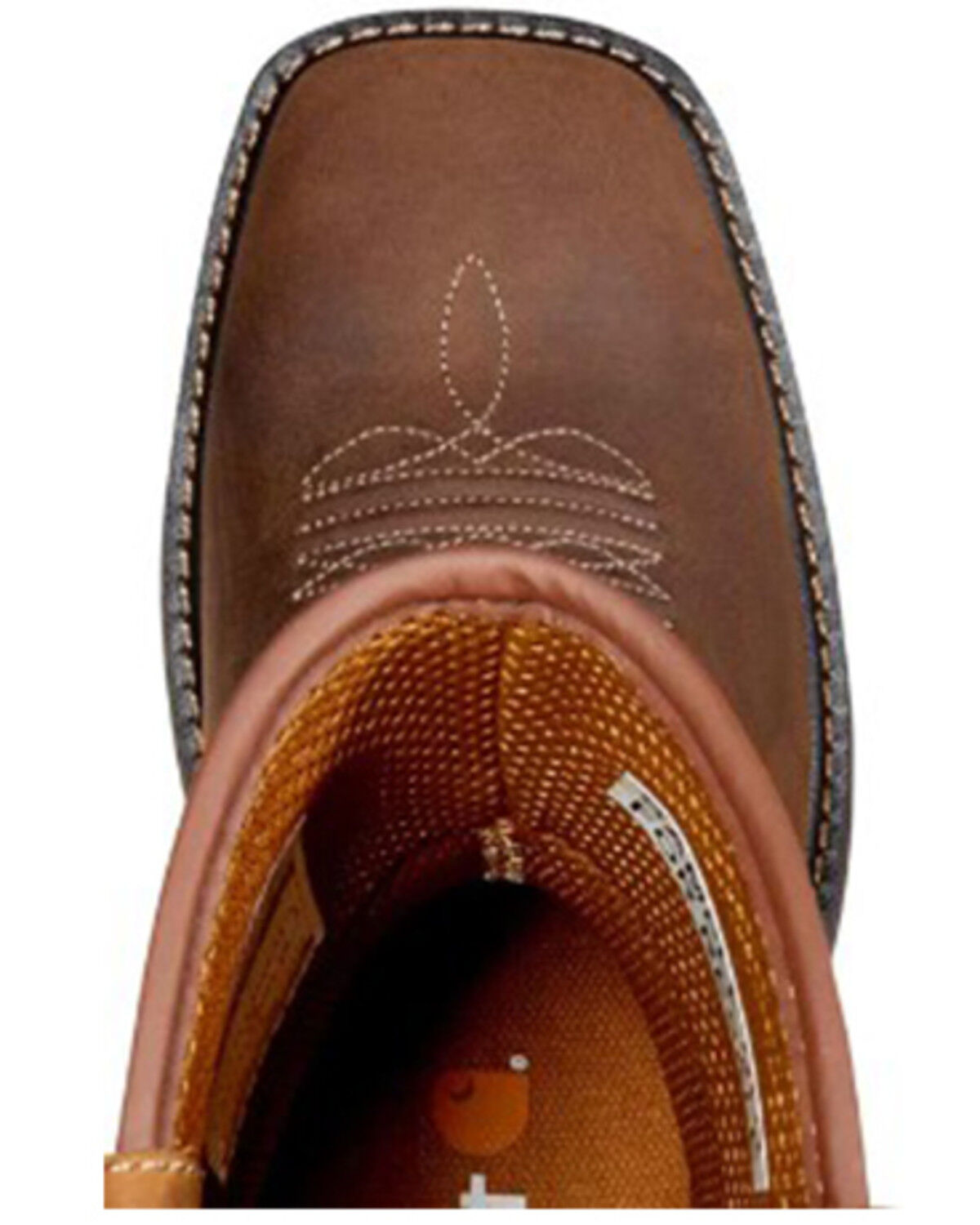 Image #6 - Carhartt Men's 11" Montana Water Resistant Wellington Work Boots - Soft Toe, Brown, hi-res