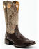 Cody James Men's Exotic Full Quill Ostrich Western Boots - Broad Square Toe, Brown, hi-res