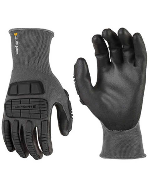 Image #1 - Carhartt Hybrid C-Grip® Gloves , Grey, hi-res