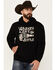Image #1 - Moonshine Spirit Men's Whiskey Hooded Sweatshirt, Black, hi-res