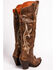 Image #6 - Dan Post Women's Jilted Knee Boots - Snip Toe , Chestnut, hi-res