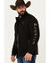 Image #2 - Justin Men's Stillwater Softshell Jacket, Black, hi-res