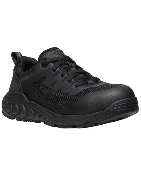 Image #1 - Keen Women's Arvada ESD Work Sneakers - Carbon Fiber Toe, Black, hi-res