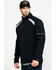 Image #3 - Hawx Men's Reflective Polar Fleece Zip-Front Work Moto Jacket - Big, Black, hi-res