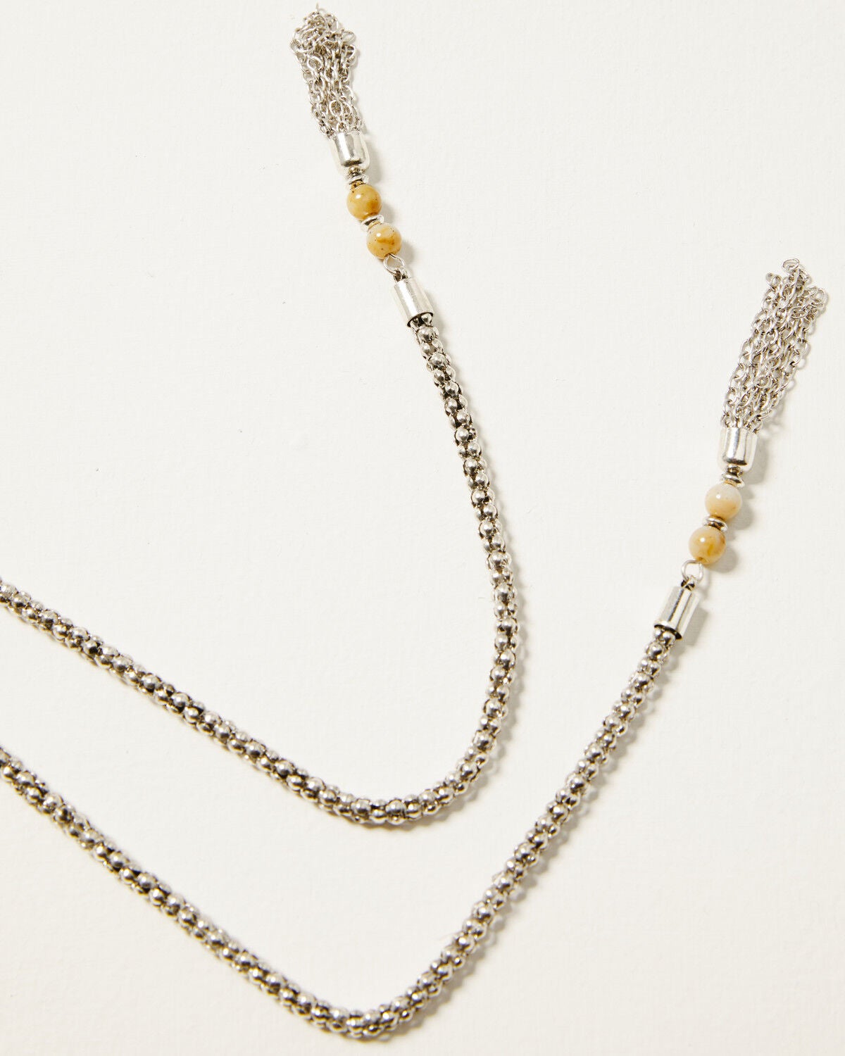 Image #4 - Shyanne Women's Diamond Concho Stone Bolo Necklace, Silver, hi-res