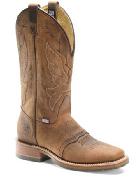 Image #1 - Double H Women's Western Boots - Broad Square Toe, , hi-res