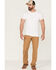 Image #1 - Brothers and Sons Men's Weathered Ripstop Slim Straight Outdoor Pants , Beige/khaki, hi-res