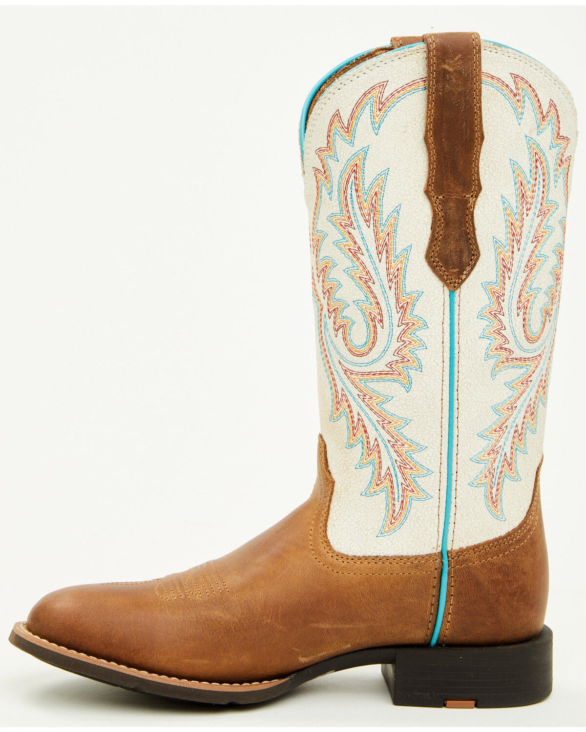 Image #3 - Ariat Women's Round Up StretchFit Performance Western Boots - Round Toe, Beige, hi-res