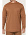 Image #3 - Hawx Men's Forge Long Sleeve Work T-Shirt, Rust Copper, hi-res