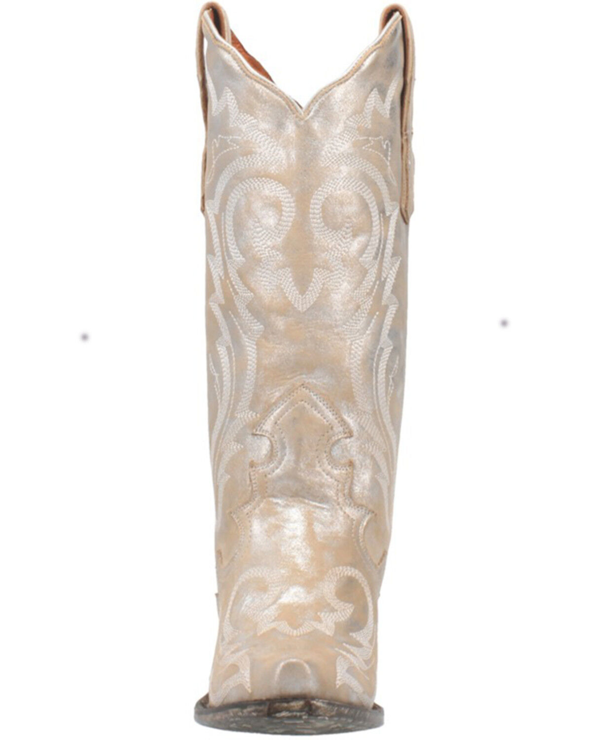 Image #4 - Dan Post Women's Frost Bite Western Boots - Snip Toe, Silver, hi-res