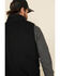 Carhartt Men's Washed Duck Sherpa Lined Mock Neck Work Vest , Black, hi-res