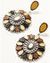 Image #2 - Shyanne Women's Heritage Valley Concho Earrings, Silver, hi-res