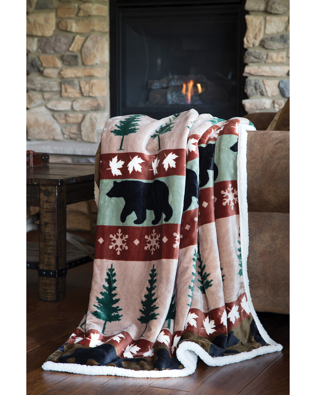 Image #3 - Carstens Home Tall Pine Twin Comforter Set - 4 Piece, Green, hi-res