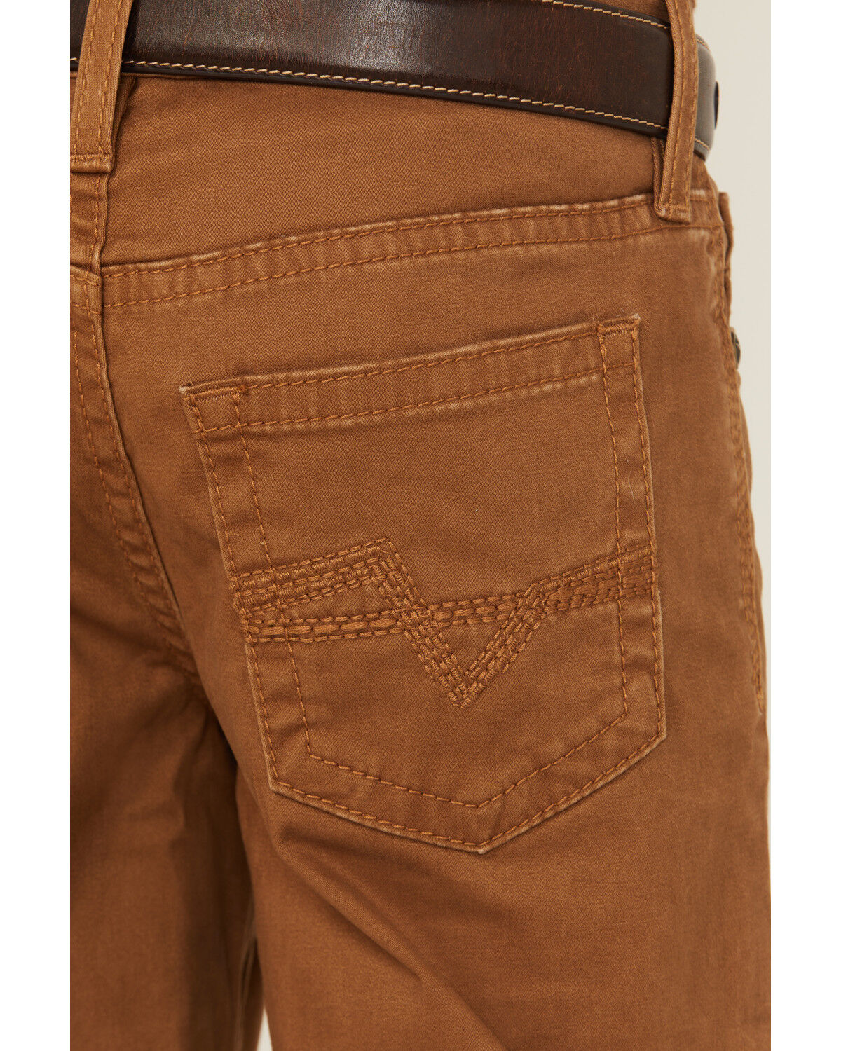 Image #4 - Cody James Boys' Benedetto Slim Bootcut Stretch Denim Jeans, Rust Copper, hi-res