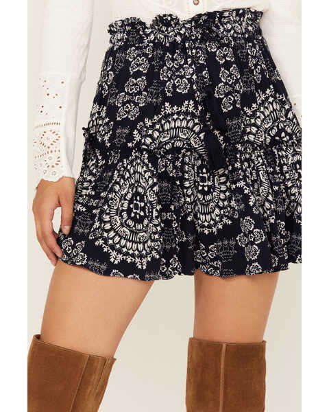 Image #2 - Revel Women's Bandana Print Mini Skirt, , hi-res
