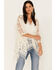 Image #1 - Shyanne Women's Lace Tassel Poncho, Ivory, hi-res
