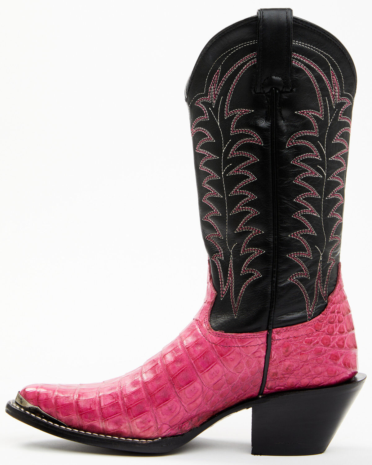 Image #3 - Idyllwind Women's All In Exotic Caiman Western Boots - Round Toe, Fuchsia, hi-res