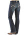 Image #1 - Ariat Women's R.E.A.L. Whipstitch Slim Bootcut Jeans, Denim, hi-res
