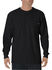 Image #1 - Dickies Men's Long Sleeve Heavyweight Crew Neck Tee, Black, hi-res