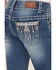 Shyanne Little Girls' Dreamcatcher Medium Wash Bootcut Jeans, Blue, hi-res
