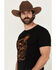 Image #2 - Moonshine Spirit Men's Country Soul Eagle Short Sleeve Graphic T-Shirt, Black, hi-res