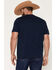Image #4 - Wrangler X Coors Banquet Men's Logo Short Sleeve Graphic T-Shirt, Navy, hi-res