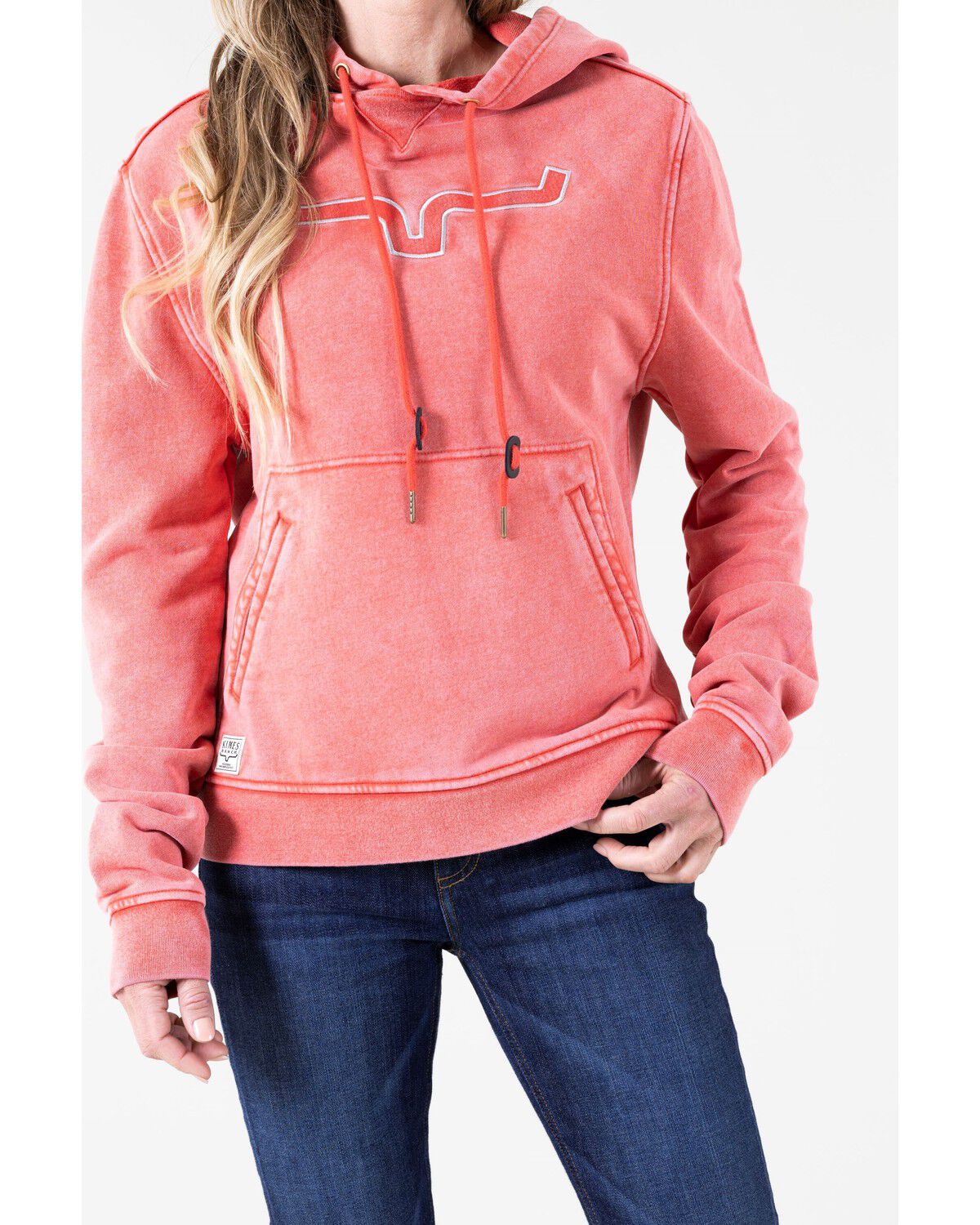 Image #3 - Kimes Ranch Women's Logo Hoodie, Red, hi-res